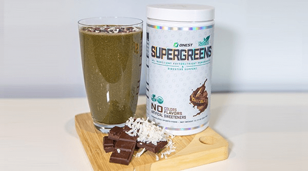 VEGAN ONEST CHOCOLATE SUPER GREEN SMOOTHIE