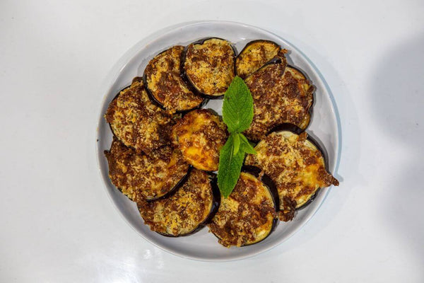 LOW CARB EGGPLANT AND CHEESE SNACK