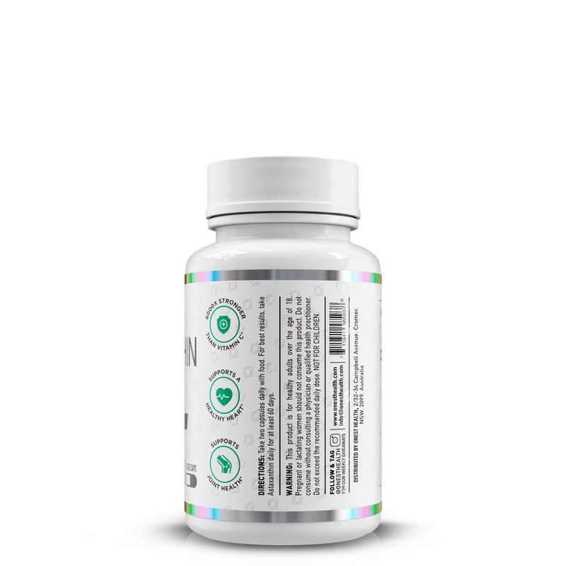 Astaxanthin 100 Pure Astaxanthin Onest Health ONEST AU